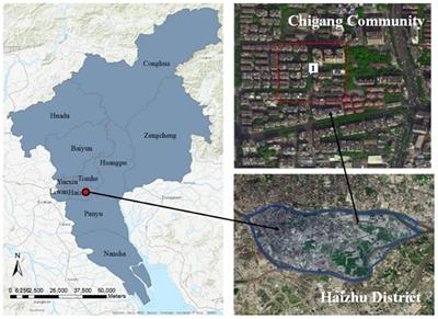 Effects of Blue-Green Infrastructures on the Microclimate in an Urban Residential Area Under Hot Weather